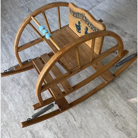 TEETERTOT Other - Vintage Mid Century TEETERTOT Delphos Bending Co Rocking/Bouncy Chair
